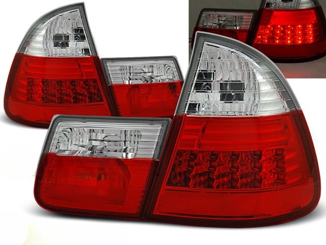 💫ART.6725 Fanale posteriore LED rosso bianco adatto per BMW E46 99-05💫