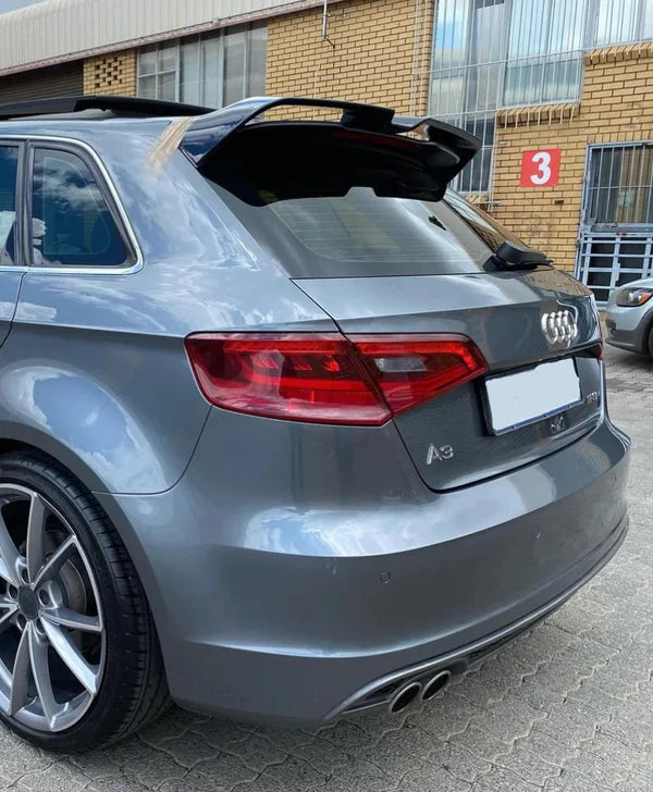 🔥SPOILER SUITABLE FOR AUDI A3 8V 2012-2020 SPORTBACK SPORTY LOOK GLOSSY BLACK🔥 