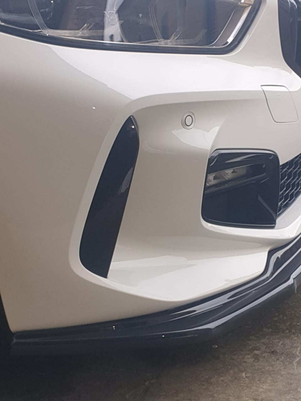 SPLITTER ADATTO PER BMW SERIE 1 F40 MSPORT NERO LUCIDO LOOK SPORTIVO