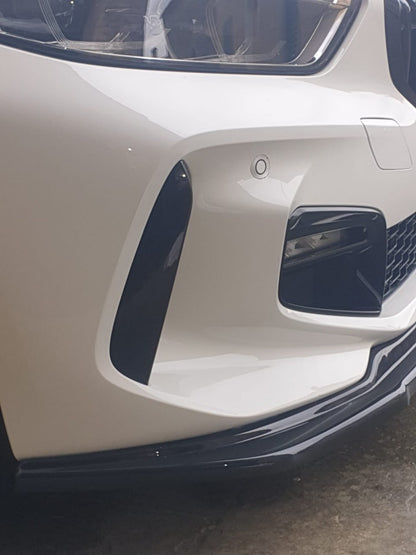 SPLITTER ADATTO PER BMW SERIE 1 F40 MSPORT NERO LUCIDO LOOK SPORTIVO