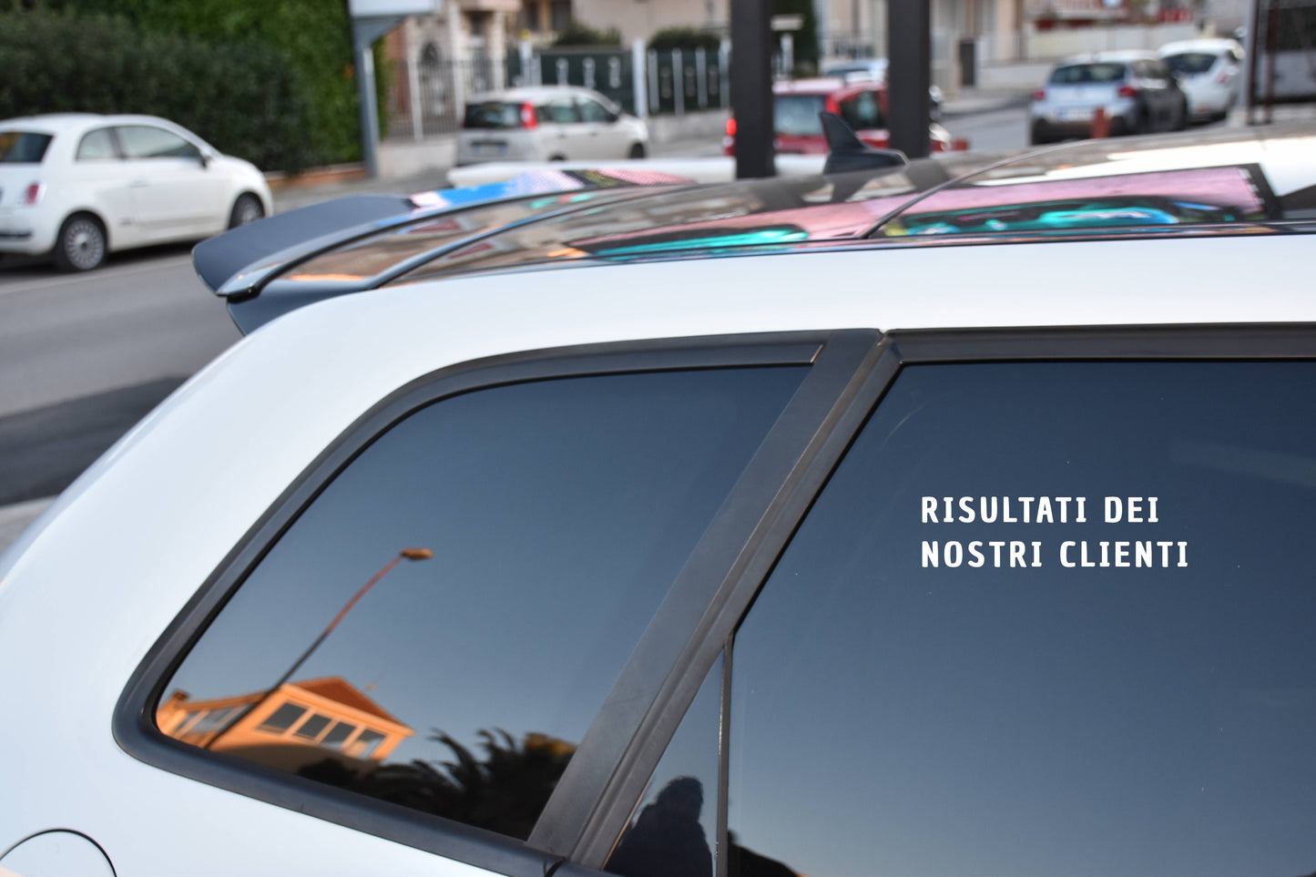 ROOF SPOILER WING SUITABLE FOR AUDI A3 8P 2008-2012 5 DOORS GLOSS BLACK LOOK SPORTY DESIGN 