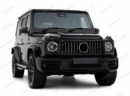 💫ART.9910 GRIGLIA SPORTIVA NERO CROMATO PER MERCEDES G-CLASS W464 18-24💫