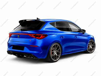 🔥ART.9917 SPOILER PER TETTO STILE OT NERO LUCIDO PER SEAT LEON MK4 20-24🔥