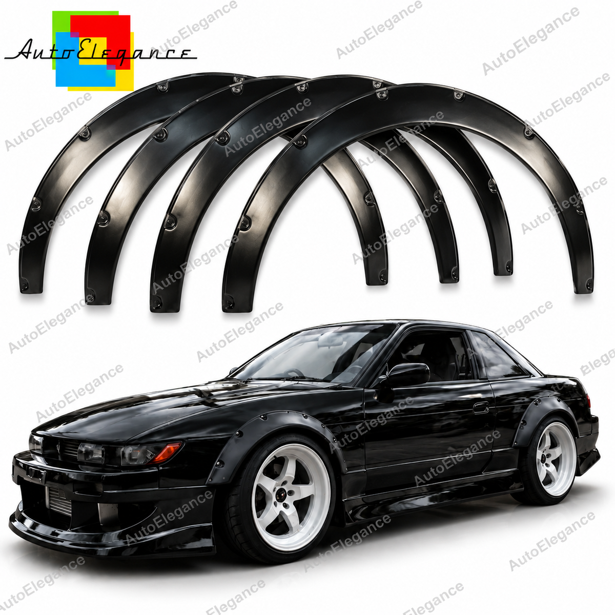 👉ART.10914 Kit passaruota larghi adatto per Nissan Silvia 1988-1993👈