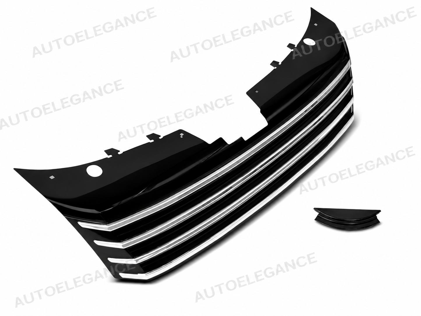 💫ART.10062 GRIGLIA NERA CROMATA PER VW PASSAT B7 2010-2014💫