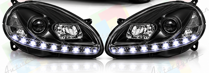 ART.11156  FARI ANTERIORI ADATTO PER FIAT GRANDE PUNTO 08-09 NERO