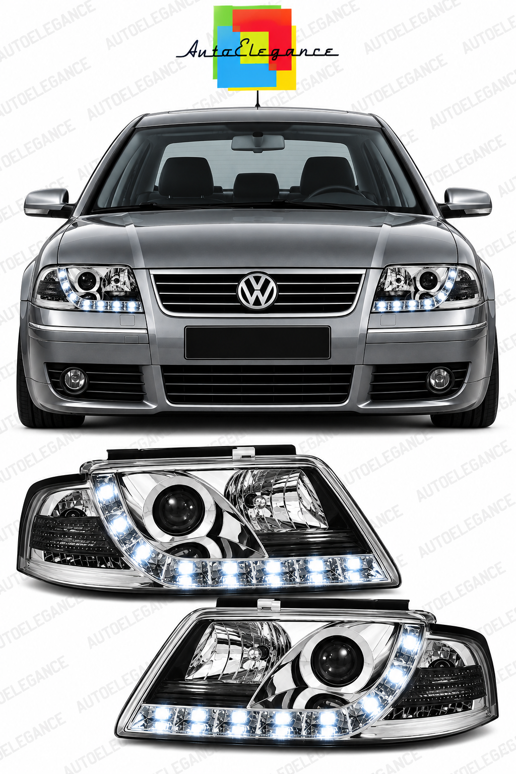 ART.10854 FARI ANTERIORI ADATTO PER VW PASSAT 3BG 09.00-03.05