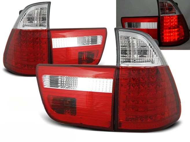 💫ART.6794 Fanale posteriore LED rosso bianco adatto per BMW X5 E53 09.99-10.03💫