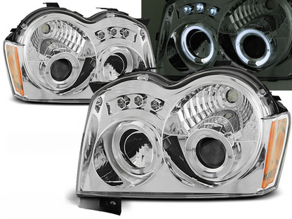 CHRYSLER JEEP GRAND CHEROKEE 05-08 ANGEL EYES CROMATI