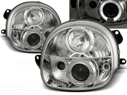RENAULT TWINGO 03.93-09.98 CHROME ANGEL EYES 