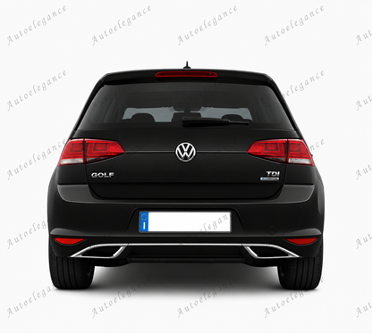 🔥ART.0138 DIFFUSORE PER VW GOLF 7 VII 12-16 SOTTO PARAURTI LOOK 7.5 IN ABS🔥