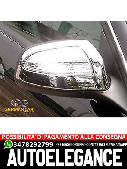 FOR MERCEDES W204 C-CLASS CHROME EXTERIOR MIRROR CAPS