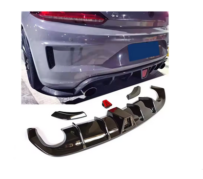 💕ART.8248   DIFFUSORI VW Scirocco R 2015 2016 2017  NERO  LUCIDCO💕