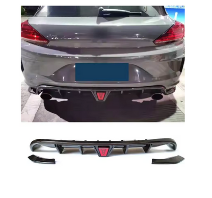 💕ART.8246 DIFFUSORI VW Scirocco R 2015 2016 2017  NERO OPACO 💕