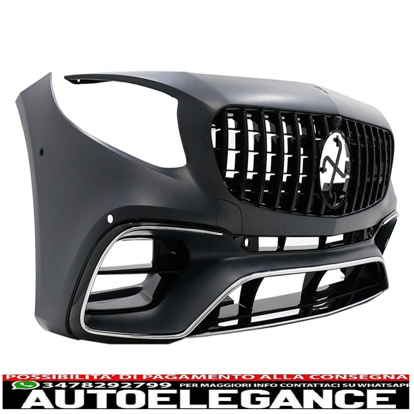 body kit suitable for mercedes s class coupe c217 sport line (2015-2021) s63 design all black 