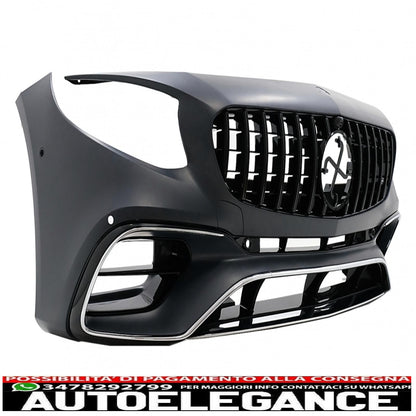 body kit suitable for mercedes s class coupe c217 sport line (2015-2021) s63 design all black 