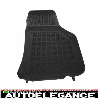 Black rubber mat suitable for VW Passat B8 (2014-up)