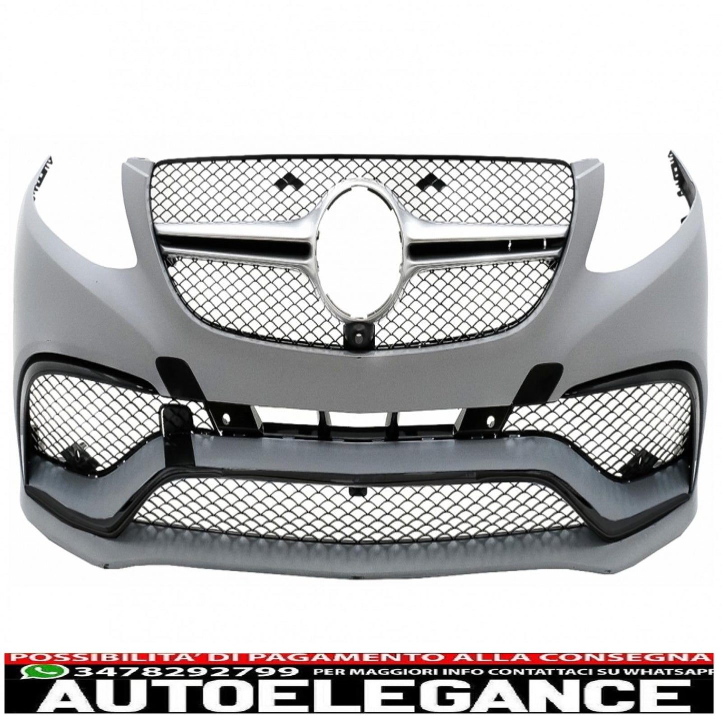complete body kit suitable for mercedes gle coupé c292 (2015+) design all black edition 