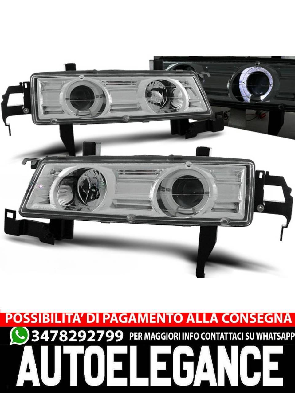 HONDA PRELUDE 02.92 – 01.97 ANGEL EYES CHROME 
