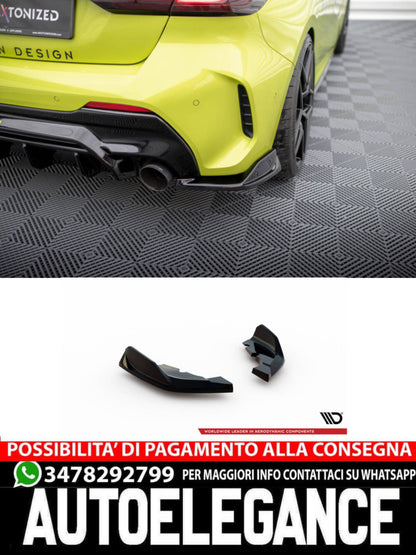SPLITTER LATERALI POSTERIORI adatto compatibile per V.8 BMW 1 M-PACK / M135I F40 2019-