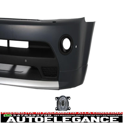 paraurti anteriore con fendinebbia proiettori adatto per land rover sport l320 facelift (2009-2013) design autobiografia