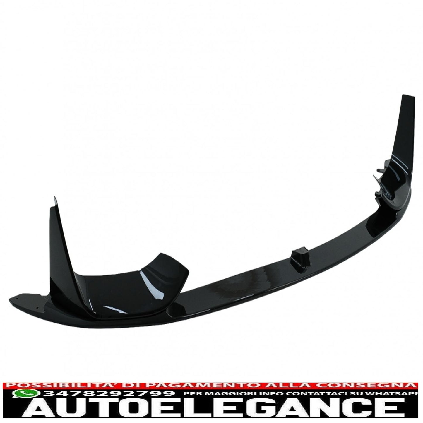 Aerodynamic Body Kit Front Bumper Lip &amp; Air Diffuser Fit For BMW F80 M3 Sedan F82 M4 Coupe (2014-2019) M Sport Design Piano Black