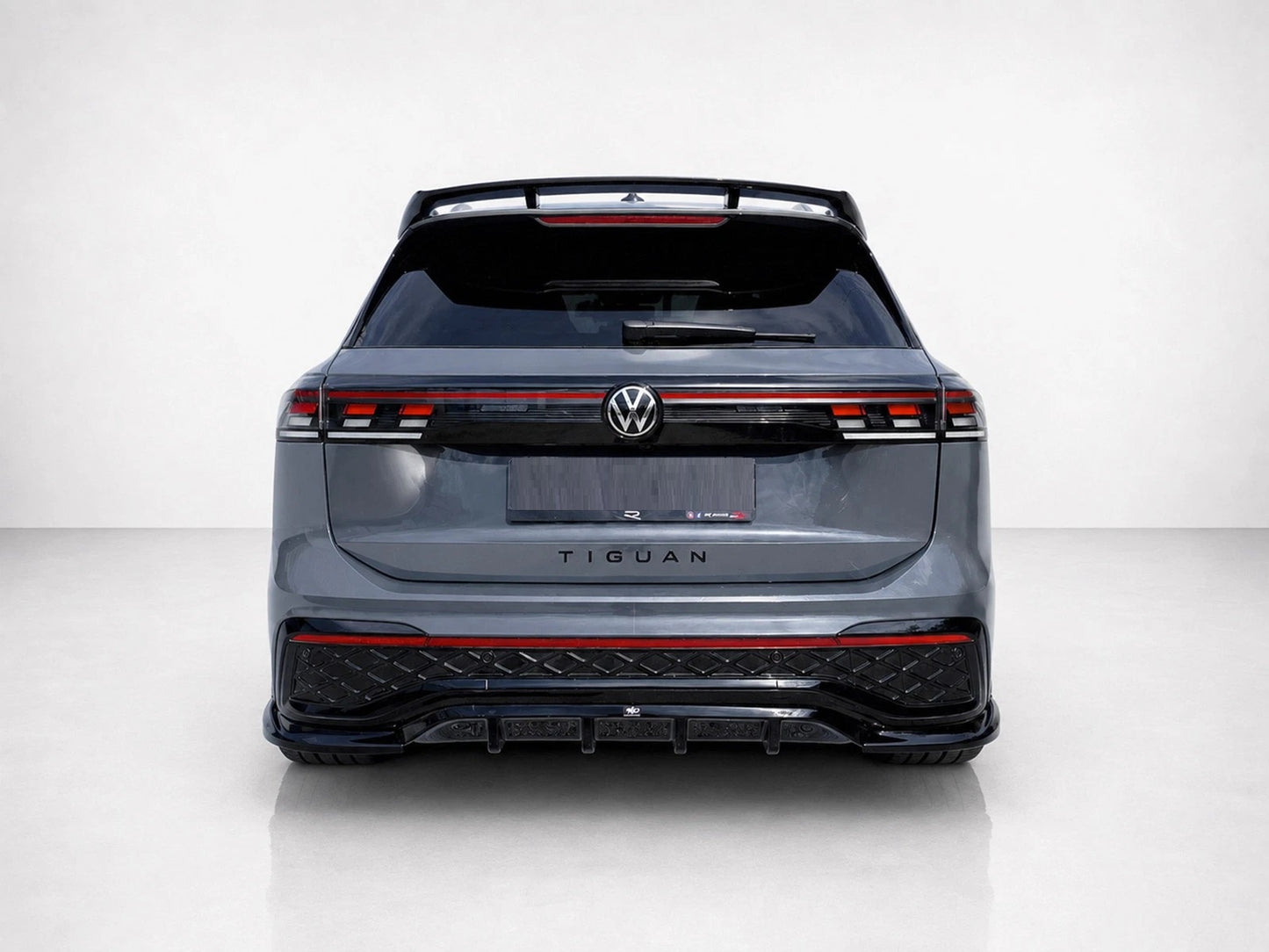👉Diffusore posteriore per Volkswagen Tiguan R-Line MK3 2024- ABS nero lucido👈