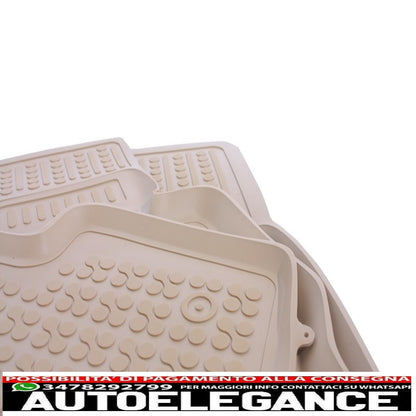 Beige carpet mat suitable for bmw x3 f25 (2011-2017), x4 f26 (2014-2018)