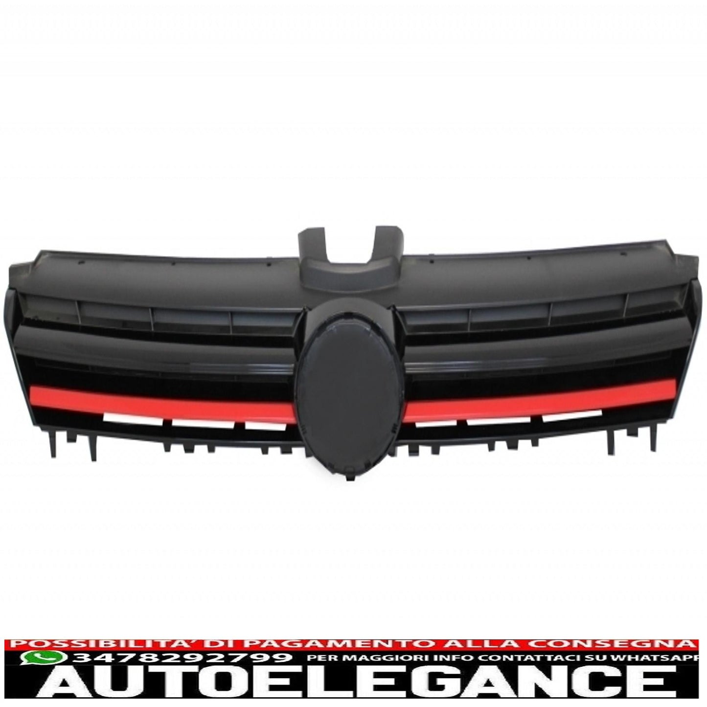 fari led bi-xeno look adatti per vw golf 7 vii (2012-2017) facelift g7.5 gti design con luci di svolta dinamiche sequenziali con griglia centrale