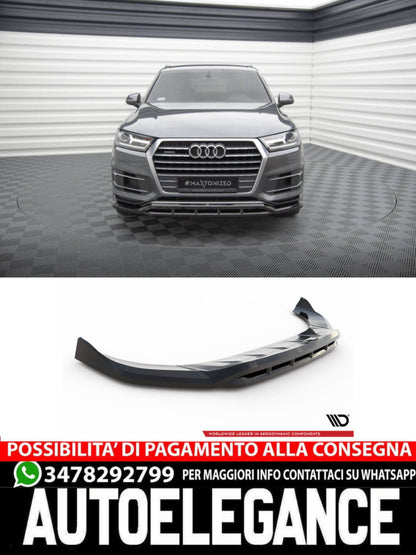 SPLITTER ANTERIORE adatto per AUDI Q7 MK2 (2015-2019)