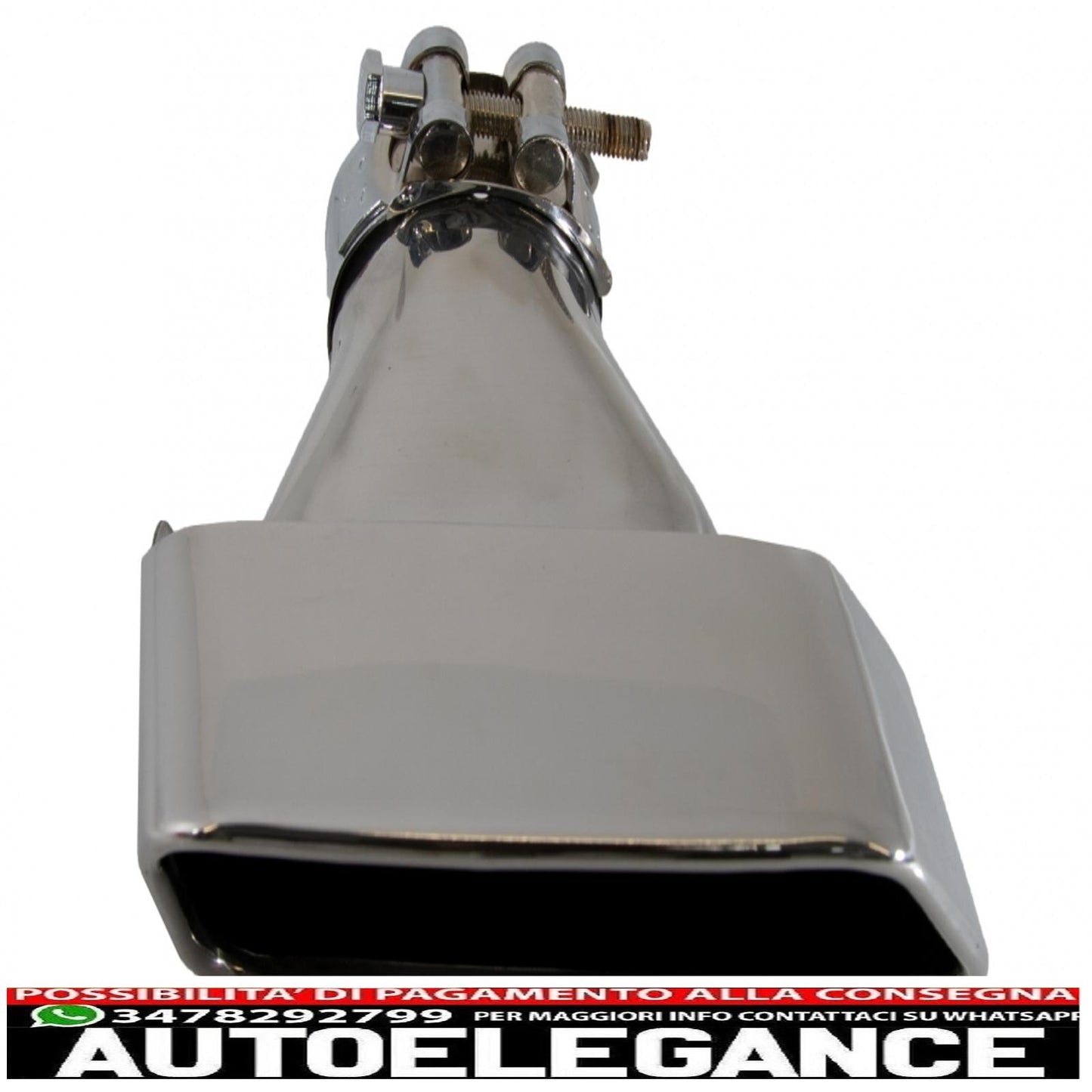 Exhaust muffler tips suitable for bmw 5 series sedan touring f10 f11 f18 550i v8 lci square design 