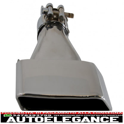 Exhaust muffler tips suitable for bmw 5 series sedan touring f10 f11 f18 550i v8 lci square design 