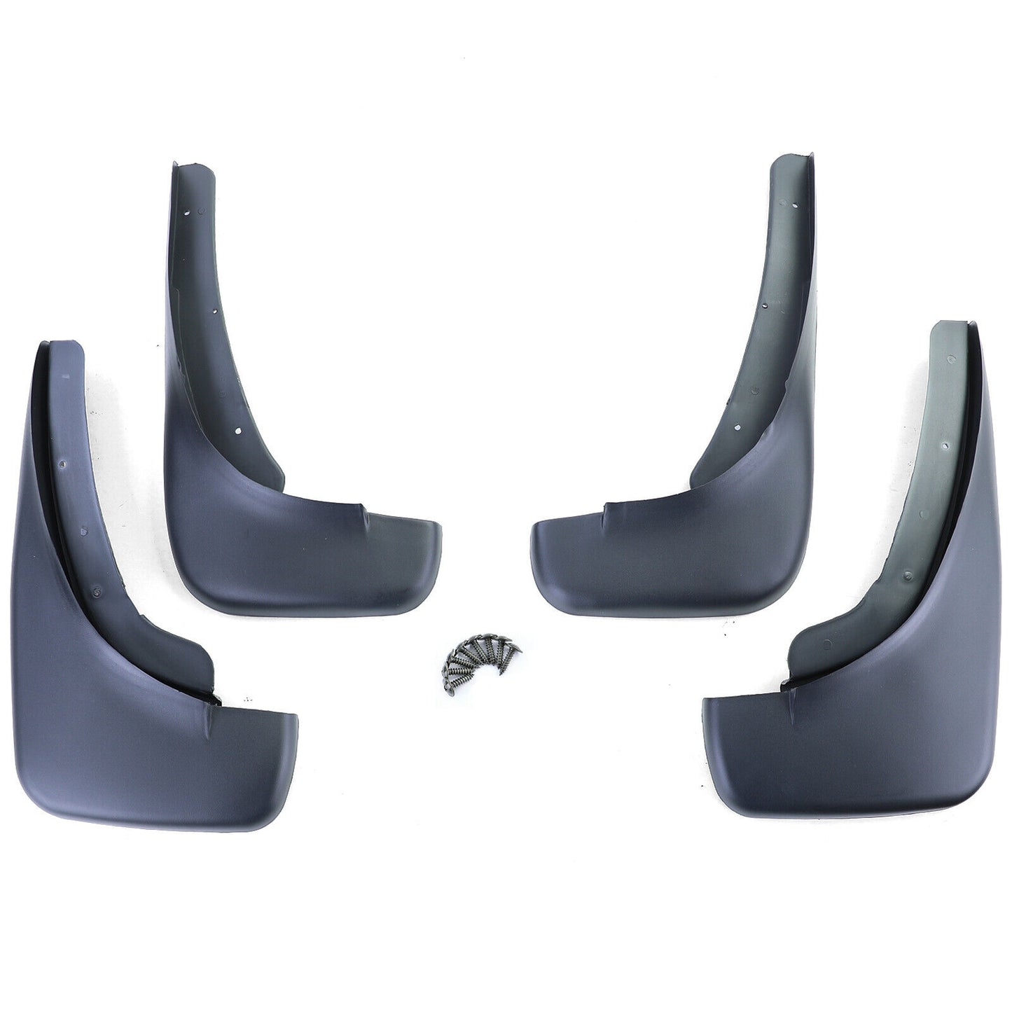 Front and rear mud flaps set black for VW Golf 5 Saloon Variant 03-09