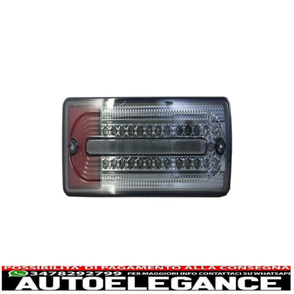 led rear lights suitable for mercedes benz g class w463 (1989-2015) smoke/red