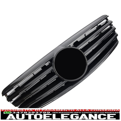 griglia sport griglia radiatore adatto per mercedes w211 s211 e 2002-2006 nero lucido-mostra il titolo originaletesto originalegrill sport kühlergrill passt für mercedes w211 s211 e 2002-2006 glanz schwarz