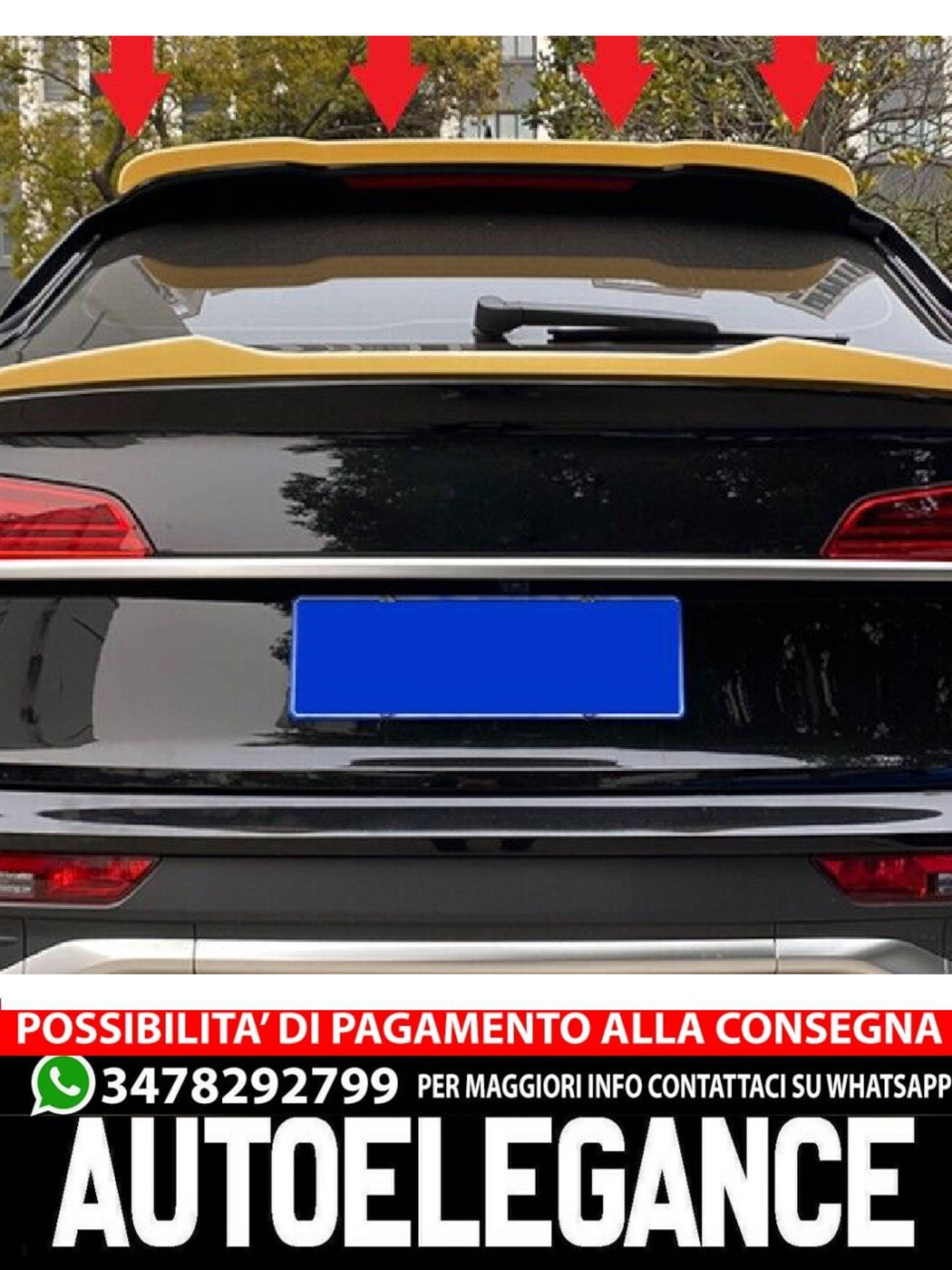 SPOILER adatto per AUDI Q5 Sportback 2020+