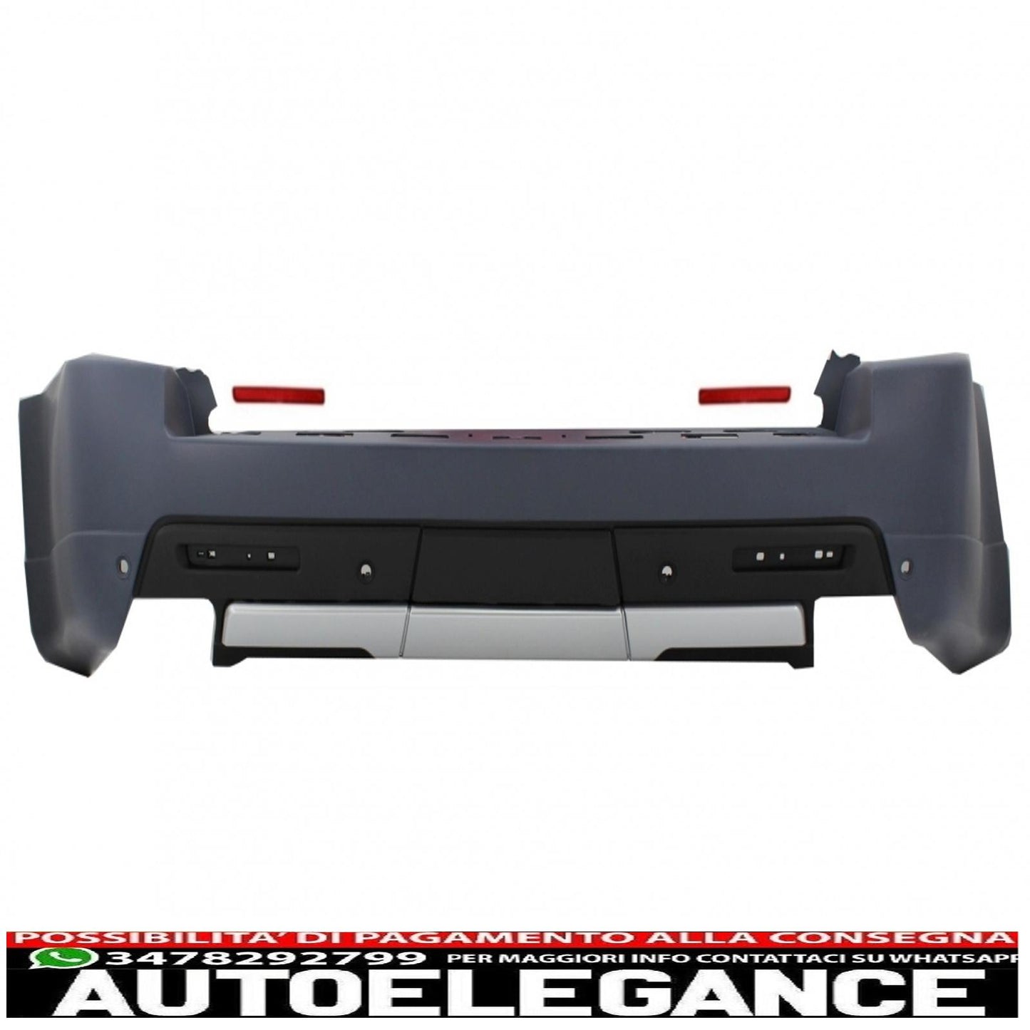 Rear Bumper with Roof Spoiler Suitable for Land Range Rover Sport L320 (2005-2009) Autobiography Design