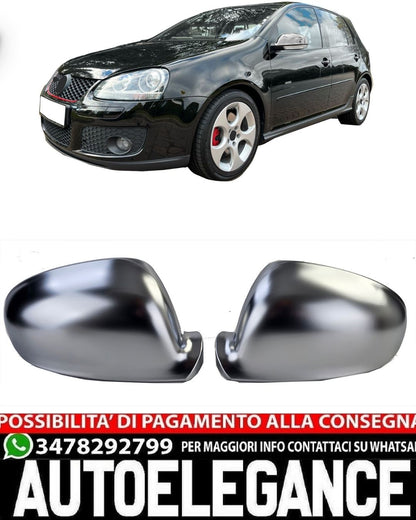 CALOTTE SPECCHIETTI ADATTI PER VW GOLF 5 E GOLF PLUS 2003-2008 LOOK SATINATI