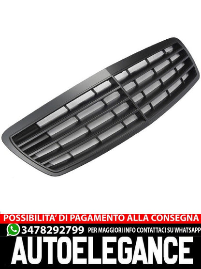 Griglia sportiva per Mercedes W211 S211 E 2002-2006 nero opaco AMG LOOK