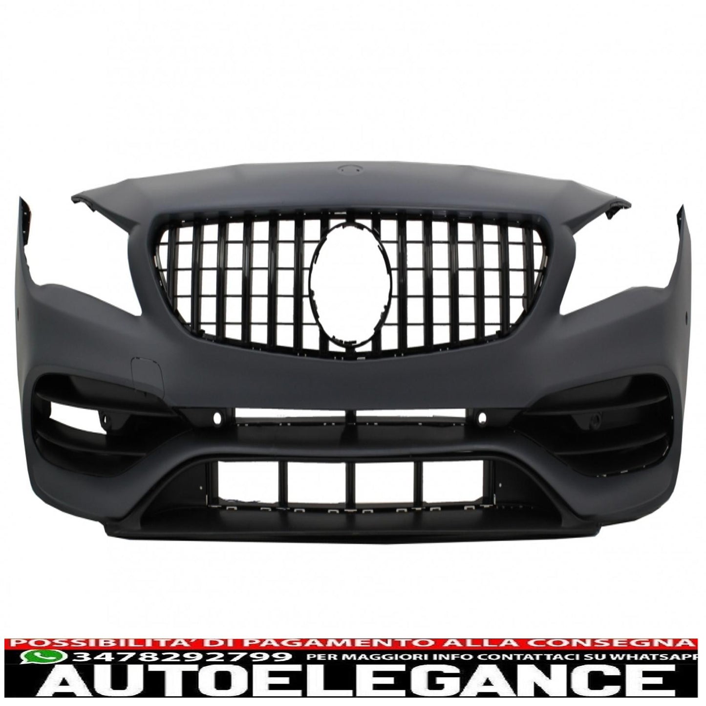 kit carrozzeria completo adatto per mercedes cla c117 w117 (2013-2018) restyling cla45 design griglia anteriore