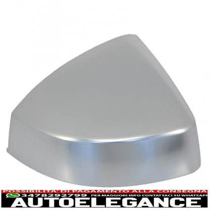 coperture specchietti adatti per audi a3 8v s3 rs3 cabriolet limousine sportback (2012-2019) estinzione alloggiamento completo placcato in alluminio con assistenza laterale AUTOELEGANCERICAMBI