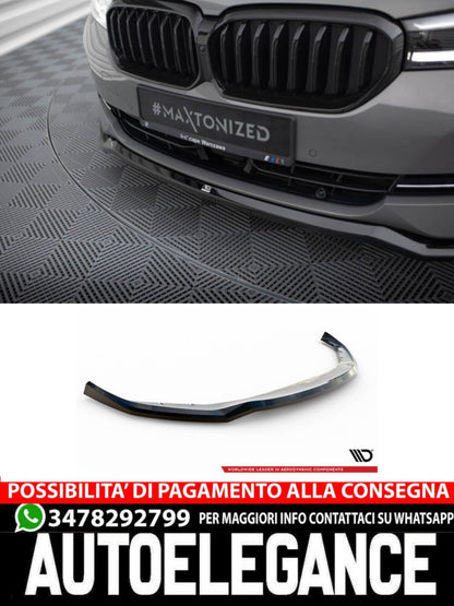 SPLITTER ANTERIORE ADATTO PER V.2 BMW 5 G30 / G31 FACELIFT   (2020-2023)