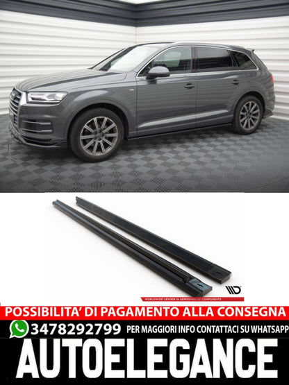 MINIGONNE LATERALI adatte per AUDI Q7 MK2  (2015-2019)