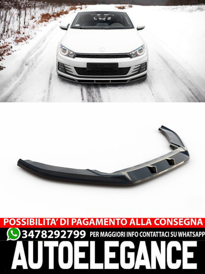 SPLITTER ANTERIORE PER V.1 VOLKSWAGEN SCIROCCO MK3 FACELIFT