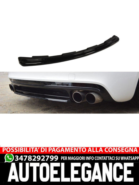 SPLITTER POSTERIORE CENTRALE AUDI TT S 8J (SENZA BARRE VERTICALI)  2009-2013