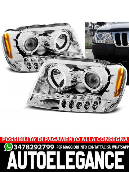 CHRYSLER JEEP GRAND CHEROKEE 99-05.05 ANGEL EYES CHROME