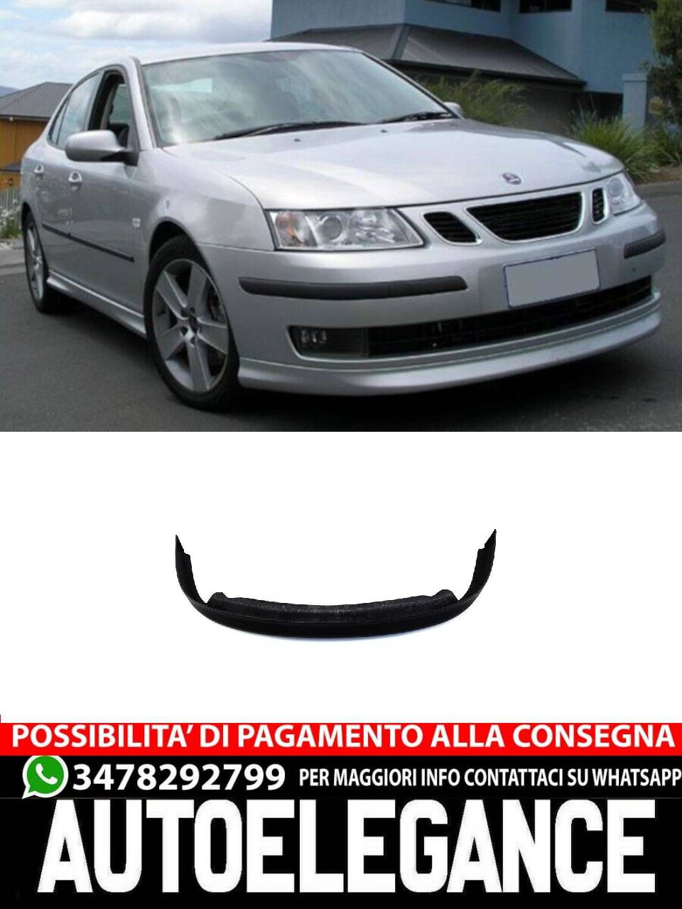 SPOILER adatto per SAAB 93 2002-2011