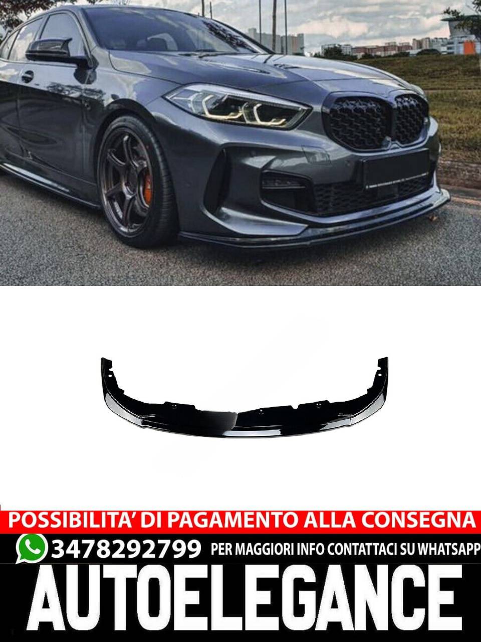 SPLITTER suitable for BMW 1 F40 2019+