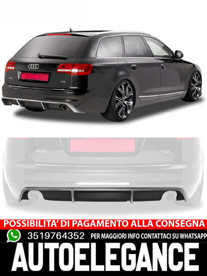 Diffusore posteriore adatto per Audi A6 4F