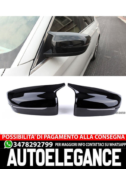 Calotte specchietti nere sportive per cambio per BMW Serie 5 G30 Berlina G31 AUTOELEGANCERICAMBI
